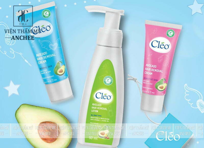 Kem tẩy lông Cléo Avocado Hair Removal Cream