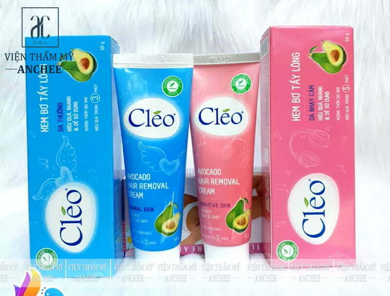 Kem tẩy lông Cleo bơ cho da nhạy cảm