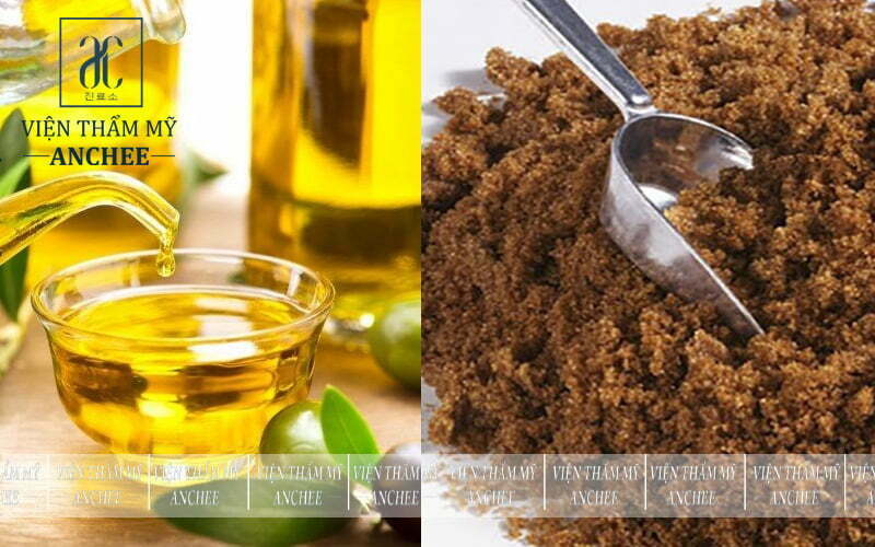 Cách chữa thâm nách với dầu oliu và đường nâu 