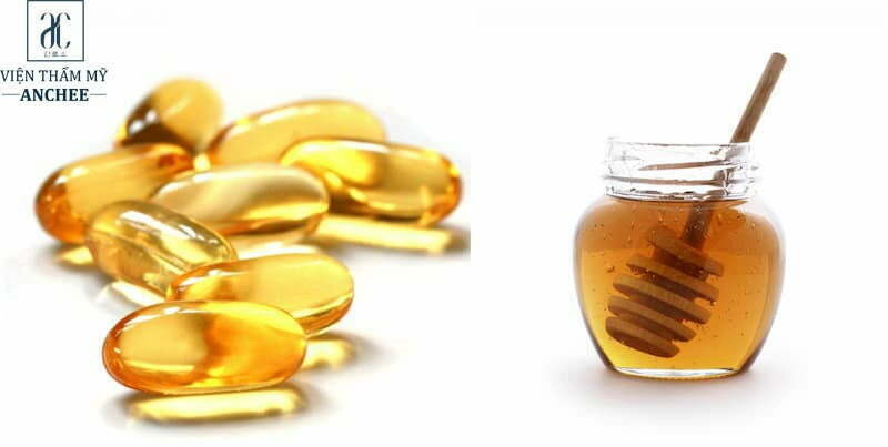 Cách trị thâm môi bằng mật ong kết hợp với vitamin E