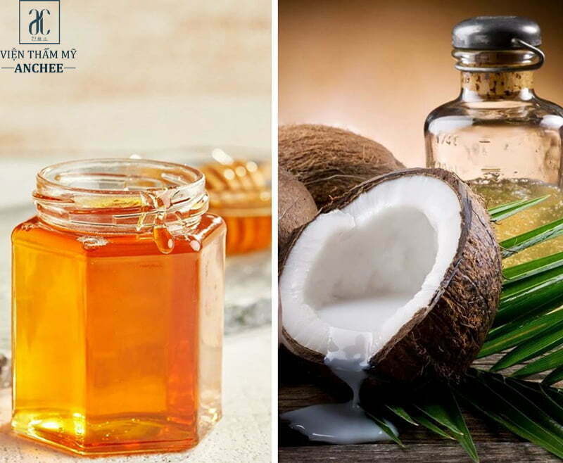 Sử dụng mật ong và dầu dừa đem lại hiệu quả cao