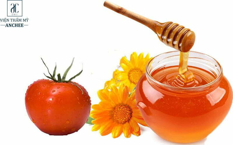 Cách trị mụn bằng mật ong và cà chua