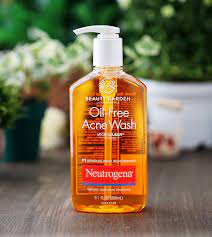 Sữa rửa mặt trị mụn ẩn Neutrogena Oil Free Acne Wash trị mụn ẩn 